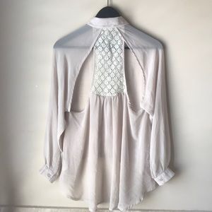 Kaitlyn sheer long sleeve